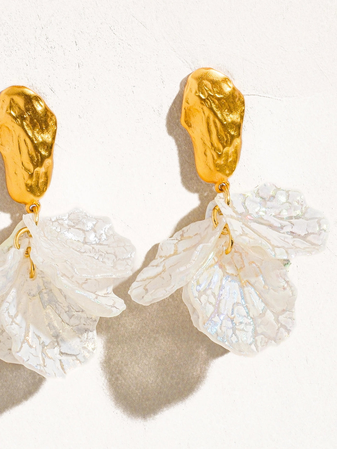 Sicilia 18k Gold Boho Floral Earring