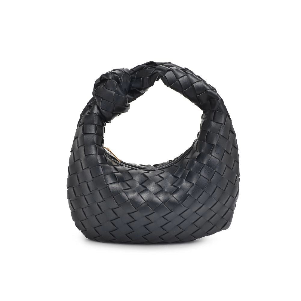 Tracy Woven Clutch Black