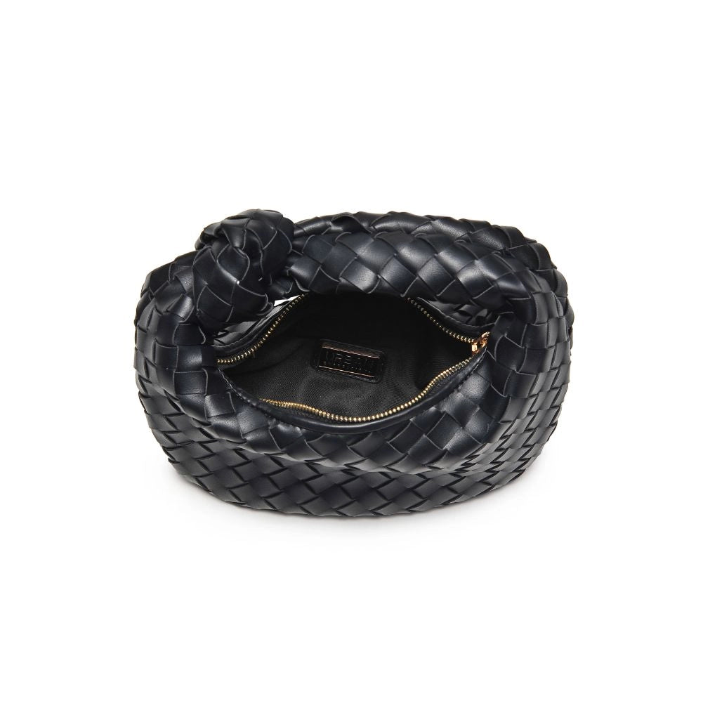 Tracy Woven Clutch Black