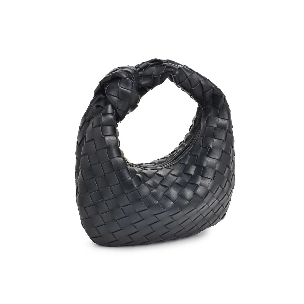 Tracy Woven Clutch Black