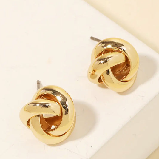 Knot Stud Earrings