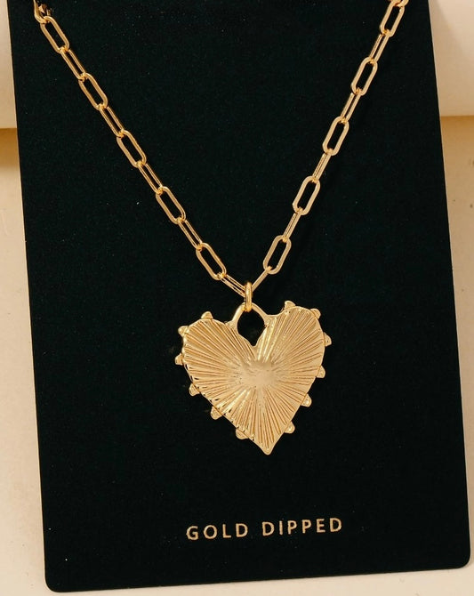 Shining Heart Necklace