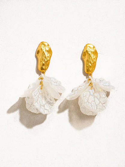Sicilia 18k Gold Boho Floral Earring