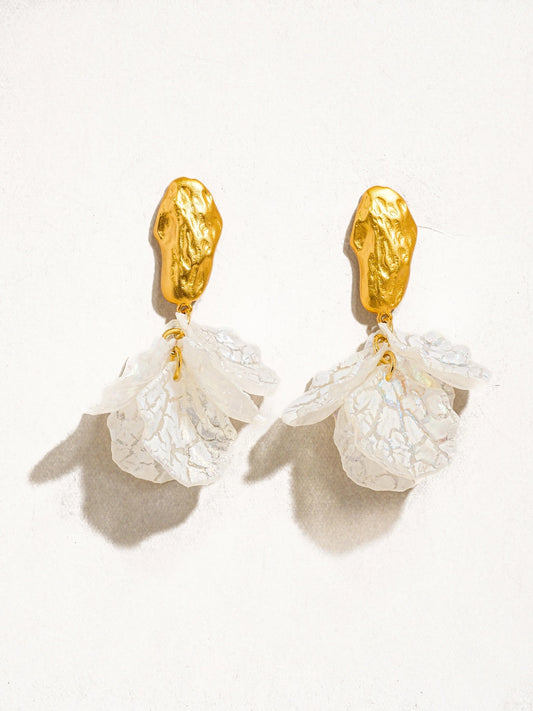 Sicilia 18k Gold Boho Floral Earring