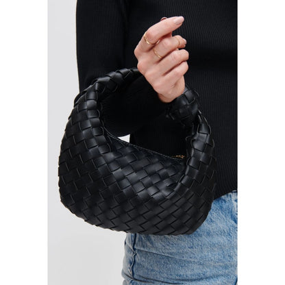Tracy Woven Clutch Black