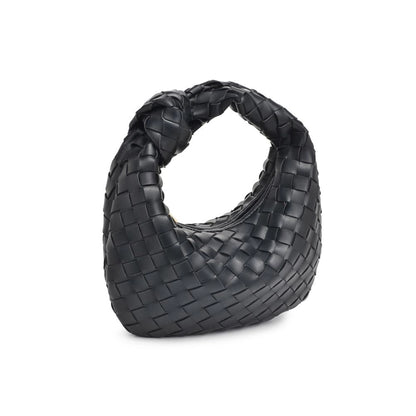 Tracy Woven Clutch Black