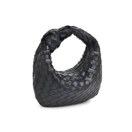 Tracy Woven Clutch Black